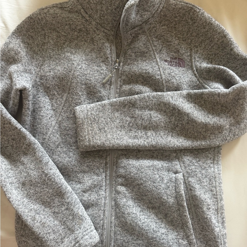 The North Face Gray Full-Zip Jacket
